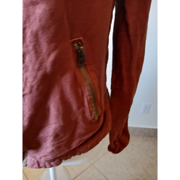 Lucky Brand Womens Henna Linen Jacket Size Small Sweater - Picture 8 of 16